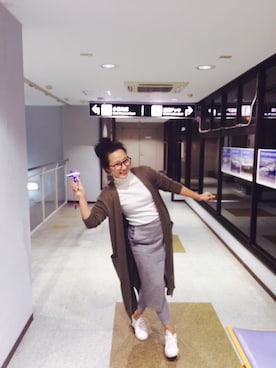 「レギンスコーデ」｜「アイテム（その他）」を使った、am.    ☺︎さん（レディース・158cm）の秋コーディネート