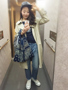 am.    ☺︎さん（レディース・158cm）の春コーディネート