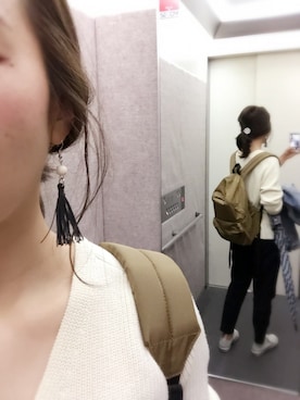 「URBAN RESEARCH（アーバンリサーチ）のアイテム（ピアス（両耳用））」を使った、am.    ☺︎さん（レディース・158cm）の夏コーディネート