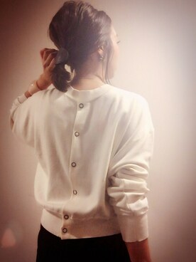 「MIRIAM HASKELL（ミリアムハスケル）のアイテム（アクセサリー）」を使った、am.    ☺︎さん（レディース・158cm）の秋コーディネート