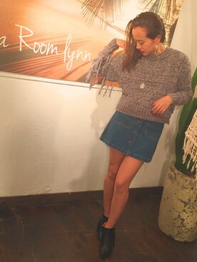 「LOVE」｜「アイテム（ブーティ）」を使った、tattyさん（レディース・165cm）の秋コーディネート