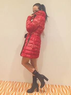 「Desigual（デシグアル）のアイテム（ダウンジャケット/コート）」を使った、tattyさん（レディース・165cm）の秋コーディネート