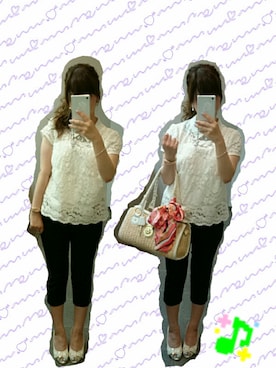 「JUSGLITTY（ジャスグリッティー）のアイテム（アクセサリー）」を使った、miniminnieさん（レディース・148cm）の夏コーディネート