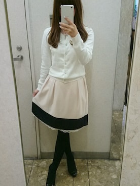 「DIANA」｜「アイテム（その他アウター）」を使った、miniminnieさん（レディース・148cm）の冬コーディネート