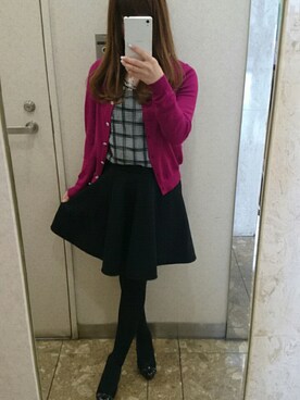 「DIANA」｜「アイテム（その他アウター）」を使った、miniminnieさん（レディース・148cm）の冬コーディネート