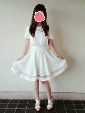 「EBELE MOTION（エベルモーション）のアイテム（アクセサリー）」を使った、miniminnieさん（レディース・148cm）の夏コーディネート