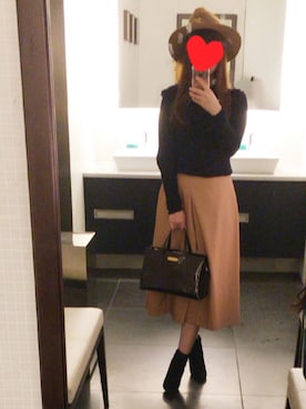 「index（インデックス）のアイテム（ハット）」を使った、miniminnieさん（レディース・148cm）の秋コーディネート