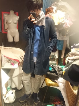 「ブルーグラデーション」｜かずさん（メンズ・172cm）の冬コーディネート