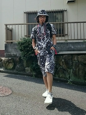 「CLUCT（クラクト）のアイテム（フォーマルスーツ/小物）」を使った、かずさん（メンズ・172cm）の夏コーディネート