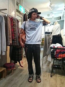 「いつもありがとうございます」｜「アイテム（財布/小物）」を使った、かずさん（メンズ・172cm）の秋コーディネート