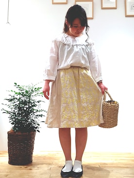 「haupia（ハウピア）のアイテム」を使った、haupia天王寺MIOプラザ館店さん（レディース・152cm）の春コーディネート