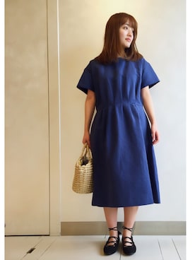 「haupia（ハウピア）のアイテム」を使った、haupia天王寺MIOプラザ館店さん（レディース・158cm）の春コーディネート