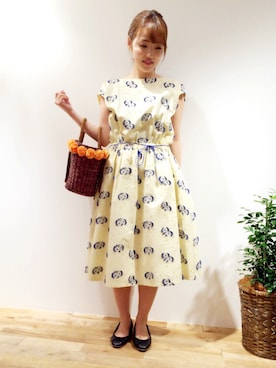 「haupia（ハウピア）のアイテム」を使った、haupia天王寺MIOプラザ館店さん（レディース・158cm）の春コーディネート