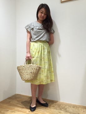 「haupia（ハウピア）のアイテム」を使った、haupia天王寺MIOプラザ館店さん（レディース・160cm）の春コーディネート