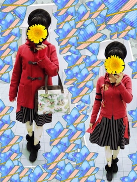 「Neb aaran do（ネバアランド）のアイテム」を使った、Mさん（レディース・158cm）の冬コーディネート
