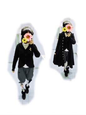 「Neb aaran do（ネバアランド）のアイテム」を使った、Mさん（レディース・158cm）の冬コーディネート