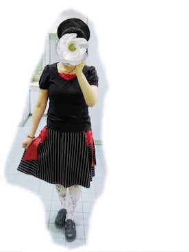 「Neb aaran do（ネバアランド）のアイテム」を使った、Mさん（レディース・158cm）の夏コーディネート