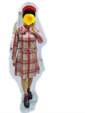 「Neb aaran do（ネバアランド）のアイテム」を使った、Mさん（レディース・158cm）の秋コーディネート