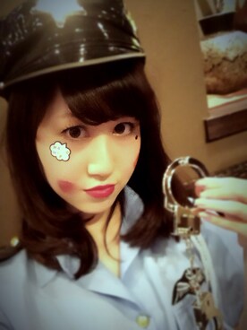 「アイテム（セットアップ、ブルー系）」を使った、YUIさん（レディース・158cm）の秋コーディネート