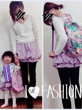 「fafa（フェフェ）のアイテム（スカート）」を使った、--Aki--さん（レディース・167cm）の冬コーディネート