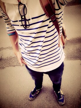 「JAM（ジャム）のアイテム（バッグ）」を使った、Kenさん（メンズ・170cm）の春コーディネート