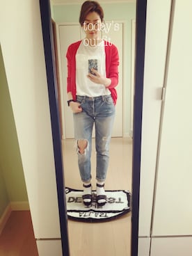 「Reene（リーネ）のアイテム」を使った、minamiさん（レディース・163cm）の春コーディネート