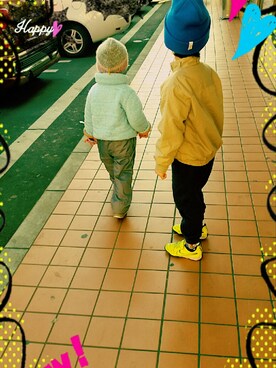 「NIKE（ナイキ）のアイテム（シューズ、イエロー系）」を使った、nonno。さん（レディース・154cm）の秋コーディネート