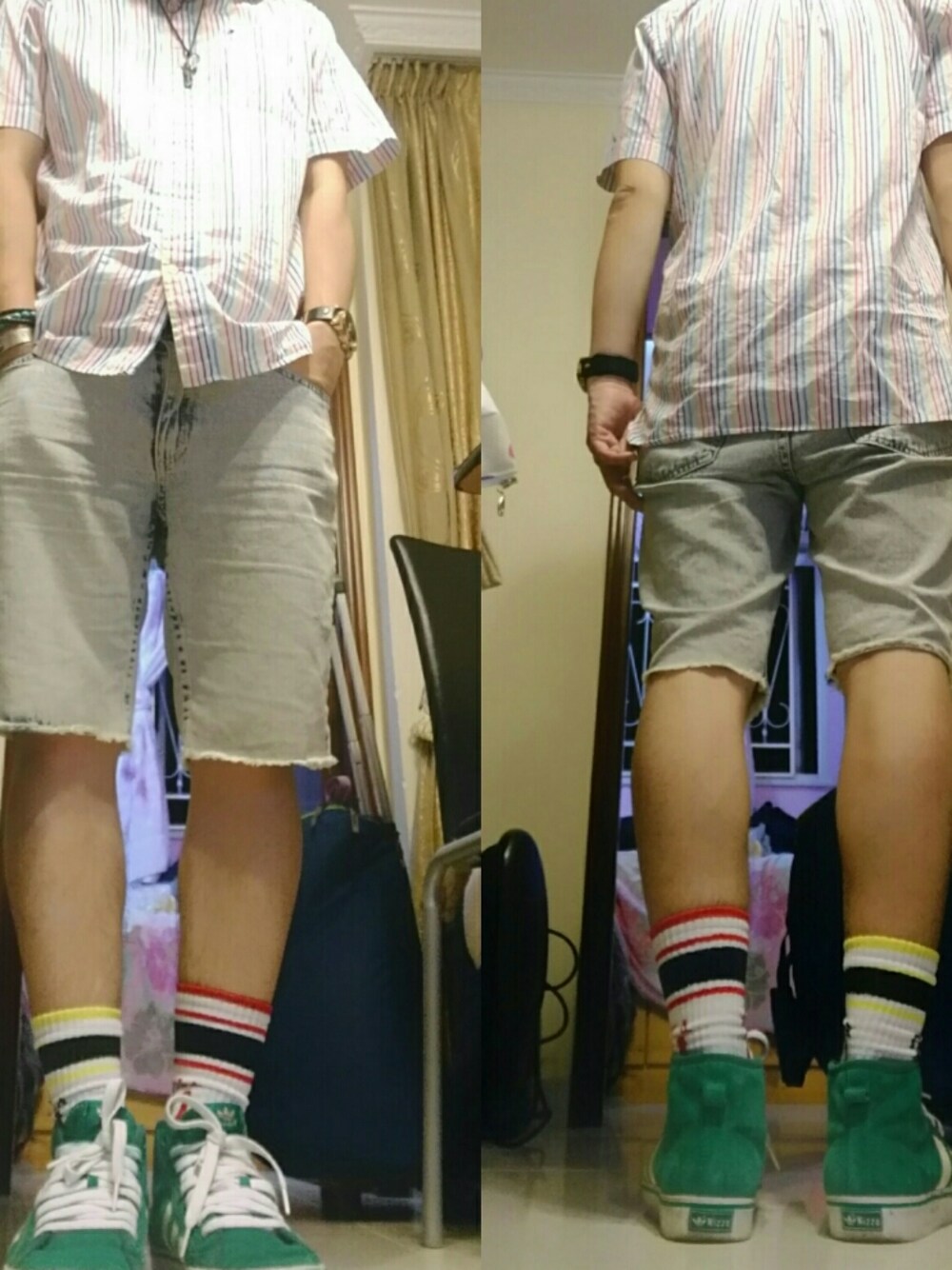 「TOMMY HILFIGERのアイテム（シャツ/ブラウス、その他）」を使った、mike_jan_lamさん（メンズ・170cm）の秋コーディネートの1枚目の写真