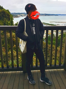 「ベンデイビス」｜「アイテム（ブルゾン）」を使った、きょんすさん（メンズ・170cm）の秋コーディネート