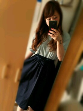 「シャーベットカラー」｜meicoさん（レディース・154cm）の夏コーディネート