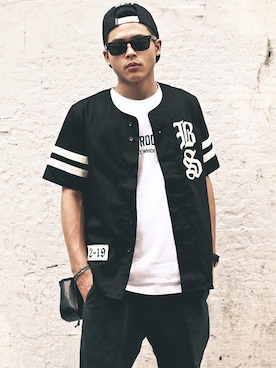 「B-SIDE（ビーサイド）のアイテム」を使った、B-SIDEさん（メンズ・170cm）の春コーディネート