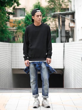 「B-SIDE（ビーサイド）のアイテム」を使った、B-SIDEさん（メンズ・170cm）の秋コーディネート