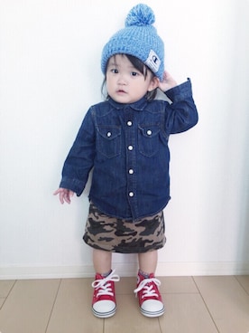 hannaさん（キッズ・70cm）の春コーディネート