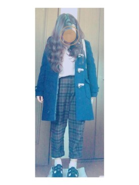 「Kastane」｜「アイテム（ダッフルコート）」を使った、aさん（レディース・148cm）の冬コーディネート