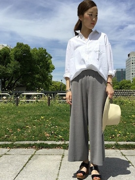 relume  名古屋店　スタッフさん（レディース・162cm）の春コーディネート