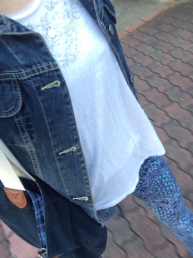 「Abercrombie&Fitch（アバークロンビーアンドフィッチ）のアイテム（タンクトップ）」を使った、すずきみくさん（レディース・165cm）の秋コーディネート