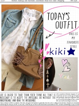 kikiさん（レディース・155cm）の春コーディネート