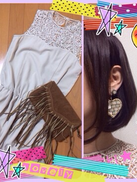 「アイテム（つなぎ/オールインワン、ベージュ系）」を使った、kikiさん（レディース・155cm）の春コーディネート