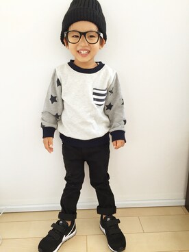 yさん（キッズ・90cm）の秋コーディネート