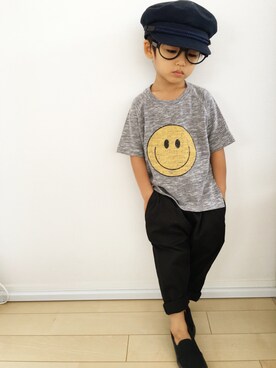 「Startrick（スタートリック）のアイテム」を使った、yさん（キッズ・90cm）の夏コーディネート