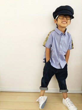 「Startrick（スタートリック）のアイテム」を使った、yさん（キッズ・90cm）の夏コーディネート