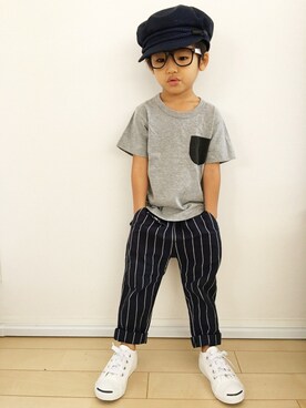 「Startrick（スタートリック）のアイテム」を使った、yさん（キッズ・90cm）の夏コーディネート