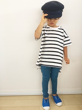 「Startrick（スタートリック）のアイテム」を使った、yさん（キッズ・90cm）の夏コーディネート