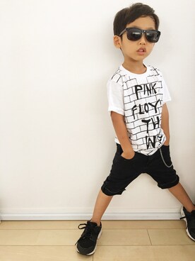 「Amplifiedのアイテム」を使った、yさん（キッズ・100cm）の夏コーディネート