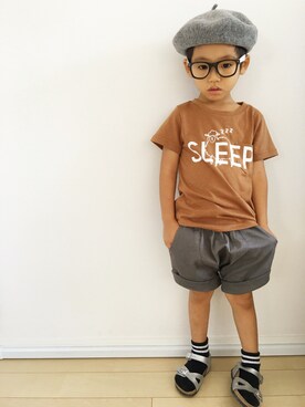 「ベレー帽推奨委員会」｜yさん（キッズ・100cm）の秋コーディネート