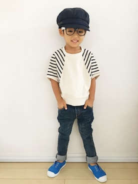 「Startrick（スタートリック）のアイテム」を使った、yさん（キッズ・100cm）の秋コーディネート