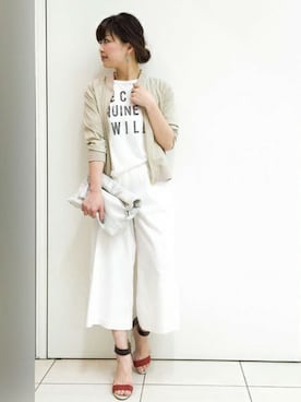 「gallardagalante」｜「アイテム（ブルゾン）」を使った、GALLARDAGALANTEさん（レディース・161cm）の春コーディネート