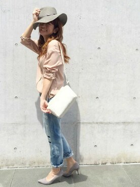 「gallardagalante」｜「アイテム（パンプス）」を使った、GALLARDAGALANTEさん（レディース・160cm）の夏コーディネート