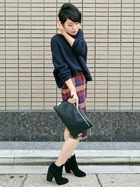 「ブーティ」｜GALLARDAGALANTEさん（レディース・160cm）の秋コーディネート