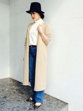 「ハットコーデ」｜GALLARDAGALANTEさん（レディース・165cm）の秋コーディネート